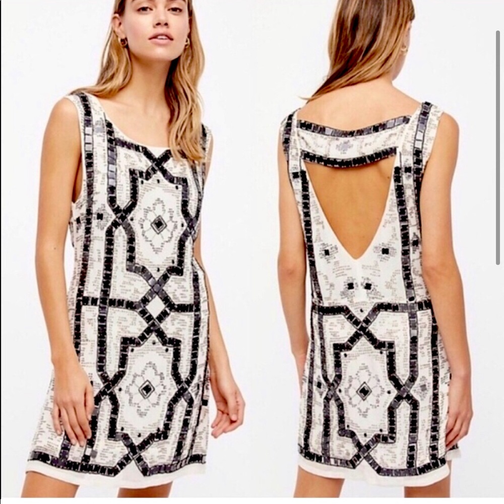 Free People speakeasy sequin shift dress